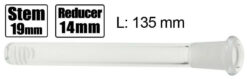 Stone Age Roor Glass Stem 135mm