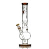 Agung Ice Slider Bubble Full Glass Bong Amber 33cm