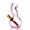 Agung Twister Pink Cute Glass Bong 11cm