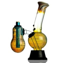 Agung Launcher Chamber Color Glass Bong 25cm