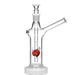 Agung Side Slider White Bong 24cm