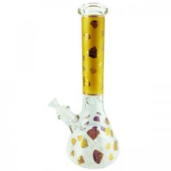 Royal Edition Diamonds Glass Beaker Bong 35cm