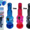 21cm Acrylic Water Pipe With Built In Grinder