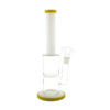 Straight Coloured Honeycomb Glass Waterpipe 26cm