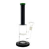 Straight Coloured Honeycomb Glass Waterpipe 26cm