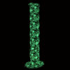 Glow In the Dark Cross Bone Straight Silicone Bong 35cm