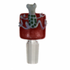 Double Wall Glass Cone Piece With Lucky Frog On The Side 14mm Double Wall Glass Cone Piece With Lucky Frog On The Side 14mm