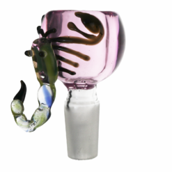 double-glass-cone-piece-with-scorpion-handle-14mm