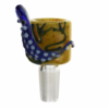 Colored Cone Piece with 3D Gecko Design 14mm Colored Cone Piece with 3D Gecko Design 14mm