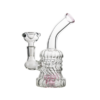 70’s Swirl Glass Water Pipe 16cm
