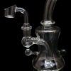 Marble-Studded Dab Rig with Colored Accents - Blue Ball Marble-Studded Dab Rig with Colored Accents - Blue Ball