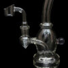 Curved Body Dab Rig with Colored Accents - Dewdrop Curved Body Dab Rig with Colored Accents - Dewdrop