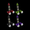 Double Bowl Aluminum Pipe with Bowl Saver Lids