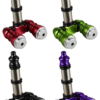Double Bowl Aluminum Pipe with Bowl Saver Lids