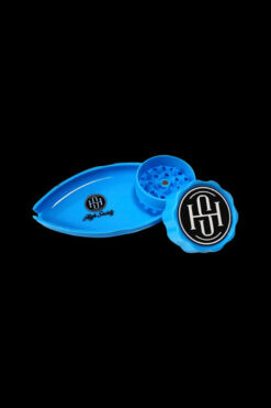 High Society Mini Rolling Tray Grinder Combo