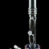 Thick Groovy Glass Straight Bong with Ice Pinch Thick Groovy Glass Straight Bong with Ice Pinch