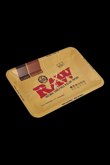 RAW Aluminum High Sided Rolling Tray RAW Aluminum High Sided Rolling Tray