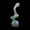 Color Raked Fumed Sherlock Bubbler Pipe