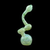 Color Raked Fumed Sherlock Bubbler Pipe