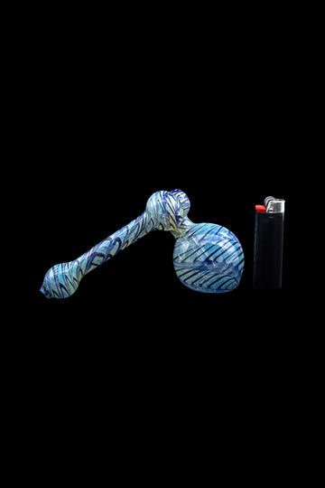 Fumed Sidecar Bubbler Pipe - The Colored Sidecar Fumed Sidecar Bubbler Pipe - The Colored Sidecar
