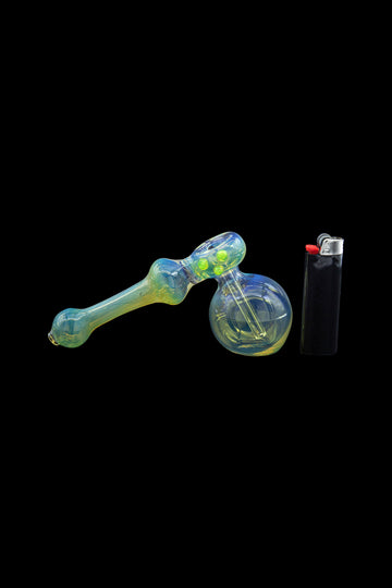 Fumed Bubbler Pipe - The Silver Hammer Fumed Bubbler Pipe - The Silver Hammer