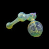Silver Fumed Hammer Sidecar Bubbler Hand Pipe Silver Fumed Hammer Sidecar Bubbler Hand Pipe