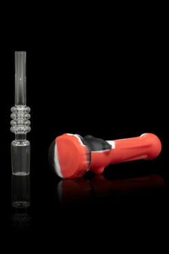 Nectar Collector Dab Vapor Straw with Solid Titanium or Quartz Tip