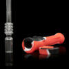 Nectar Collector Dab Vapor Straw with Solid Titanium or Quartz Tip Nectar Collector Dab Vapor Straw with Solid Titanium or Quartz Tip