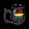 Roast & Toast Premium Ceramic Embossed Leaf Pipe Mug
