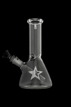 Fumed Glass Beaker Water Pipe