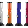 Acrylic Straight Tube Water Pipe With Ice Catcher Acrylic Straight Tube Water Pipe With Ice Catcher