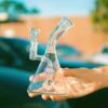 "Hecate" Cube Perc Beaker Bong
