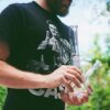 Single or Double Showerhead Perc Beaker Bong Single or Double Showerhead Perc Beaker Bong