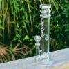 "Persephone" Unique Cube Perc Heavy Glass Bong