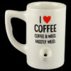 Roast & Toast Smokable Wake & Bake Ceramic Mug Pipe Roast & Toast Smokable Wake & Bake Ceramic Mug Pipe