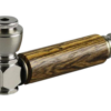 Exotic Wood & Stainless Steel Hand Pipe Exotic Wood & Stainless Steel Hand Pipe
