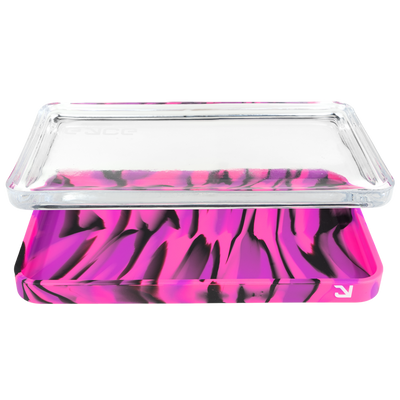 EYCE Silicone and Glass Rolling Tray EYCE Silicone and Glass Rolling Tray