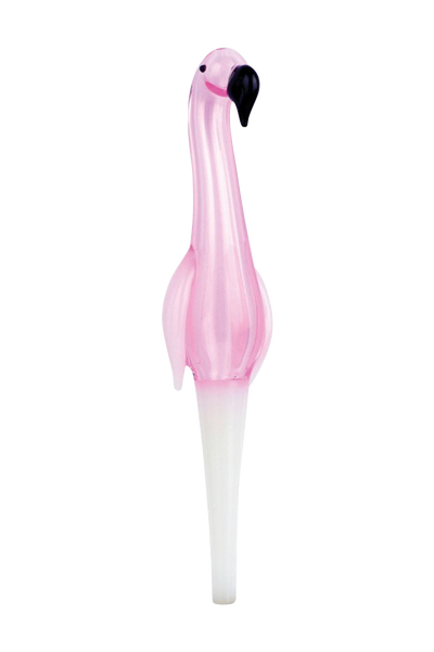 Flamingo Glass Dab Straw Collector Flamingo Glass Dab Straw Collector