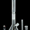 "Bi-Line" Straight Beaker with Domed Showerhead Perc