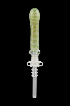 Simple Glass Nectar Dab Straw Collector with Quartz Tip