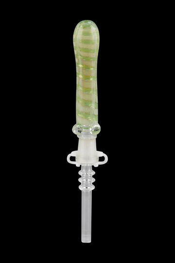 Simple Glass Nectar Dab Straw Collector with Quartz Tip Simple Glass Nectar Dab Straw Collector with Quartz Tip