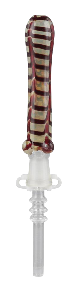 Simple Glass Nectar Dab Straw Collector with Quartz Tip Simple Glass Nectar Dab Straw Collector with Quartz Tip