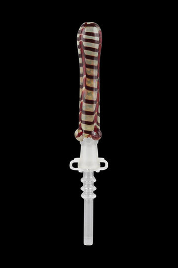 Simple Glass Nectar Dab Straw Collector with Quartz Tip Simple Glass Nectar Dab Straw Collector with Quartz Tip