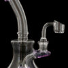 Hourglass Dab Rig with Colored Accents - Father Time Hourglass Dab Rig with Colored Accents - Father Time
