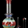 Raked Burnt Orange Fumed Beaker Bong Raked Burnt Orange Fumed Beaker Bong