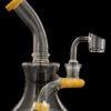 Hourglass Dab Rig with Colored Accents - Father Time Hourglass Dab Rig with Colored Accents - Father Time