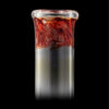 Raked Burnt Orange Fumed Beaker Bong Raked Burnt Orange Fumed Beaker Bong