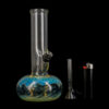 Raked Bubble Beaker Bong with Fumed Base Raked Bubble Beaker Bong with Fumed Base