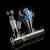 Molino Glass Inline Ash Catcher with Engraved Leaf
