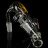Molino Glass Inline Ash Catcher with Engraved Leaf